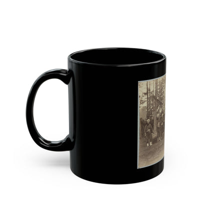 Band Of 114th Pennsylvania Infantry In Front Of Petersburg, Va., August, 1864 (U.S. Civil War) Black Coffee Mug