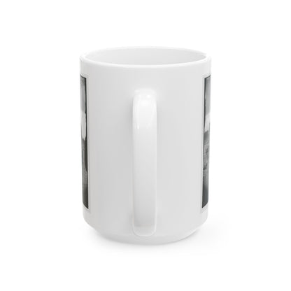 Ambulance Drill In The Field (U.S. Civil War) White Coffee Mug