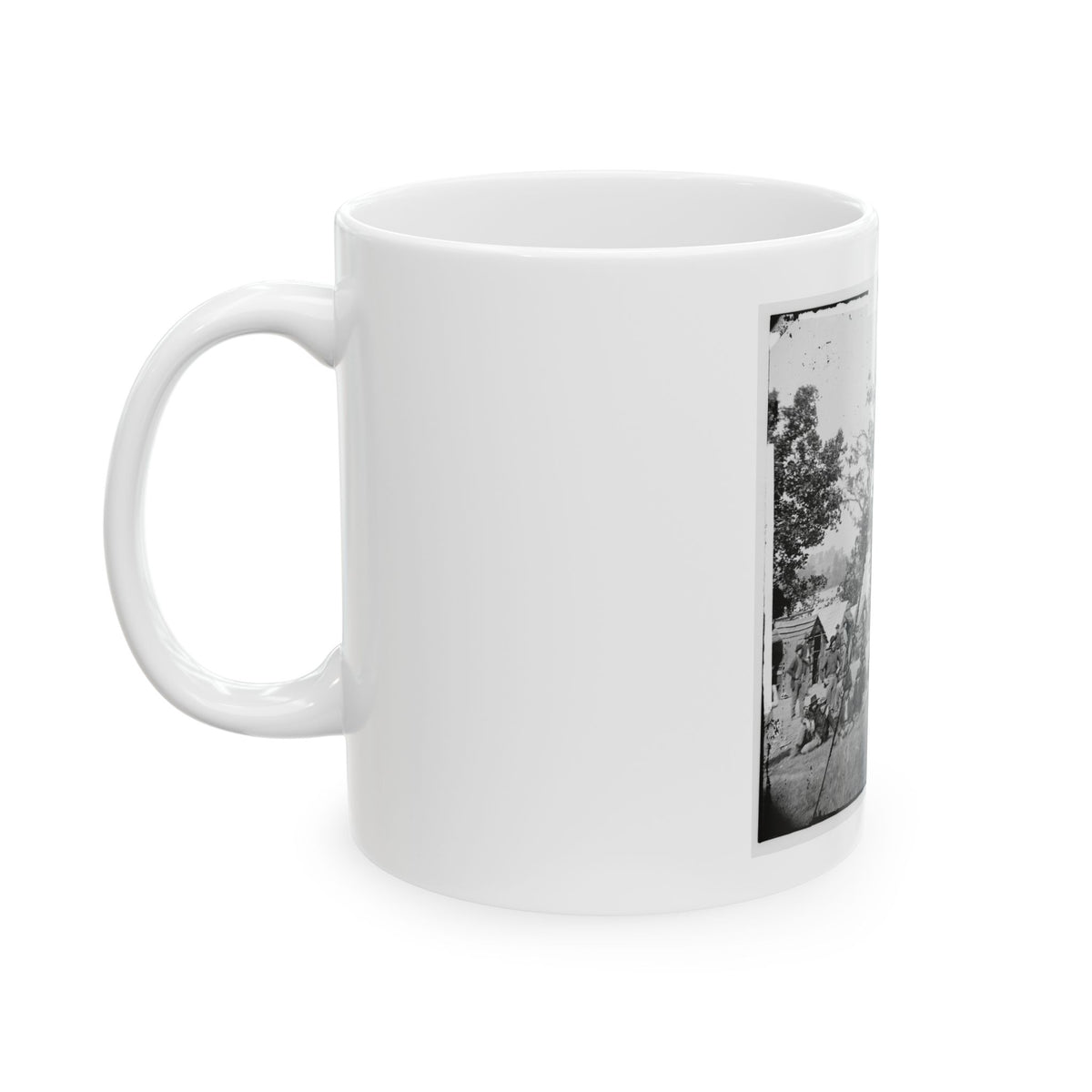Chattanooga, Tenn., Vicinity. Federal Camp By The Tennessee  River (U.S. Civil War) White Coffee Mug