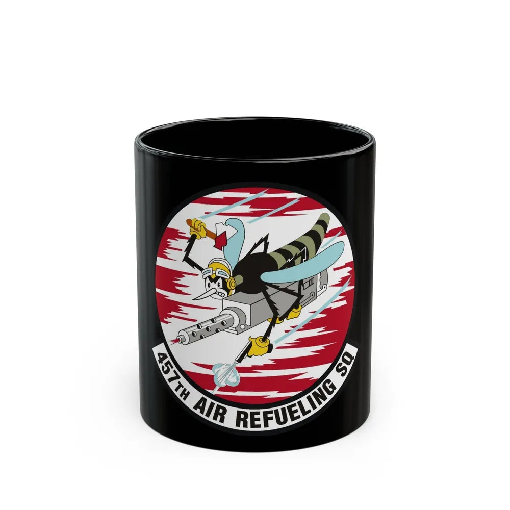 457th Air Refueling Squadron (U.S. Air Force) Black Coffee Mug-11oz-Go Mug Yourself