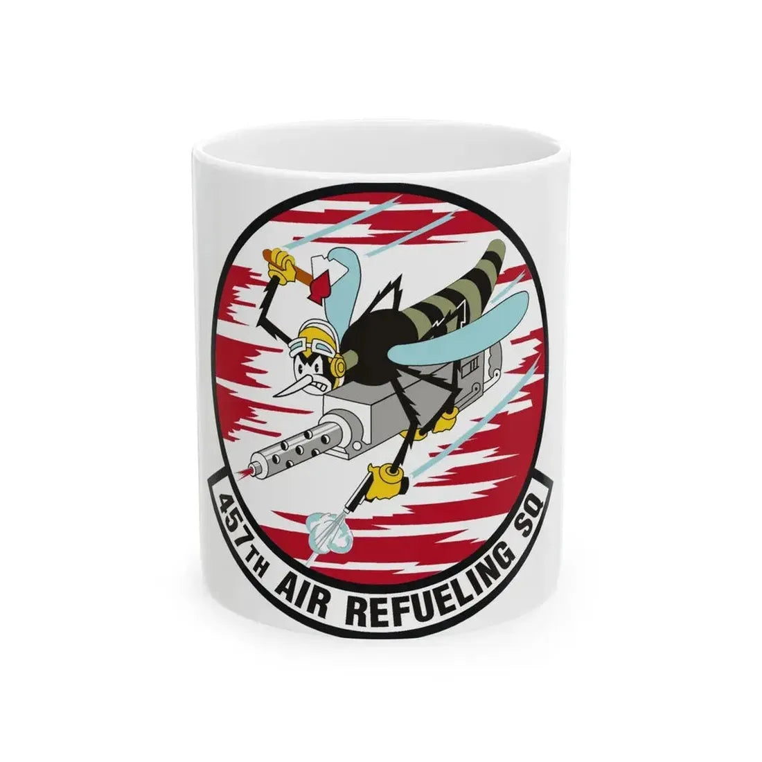 457th Air Refueling Squadron (U.S. Air Force) White Coffee Mug 11oz - Go Mug Yourself