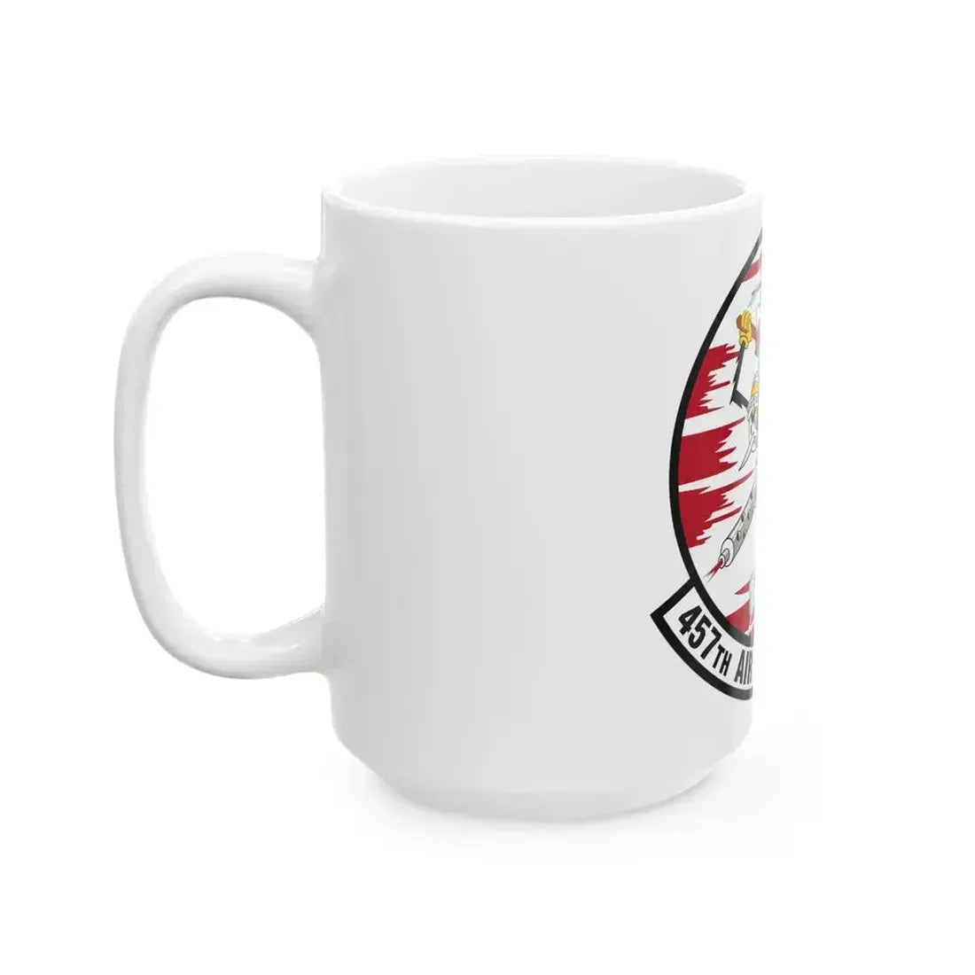 457th Air Refueling Squadron (U.S. Air Force) White Coffee Mug - Go Mug Yourself