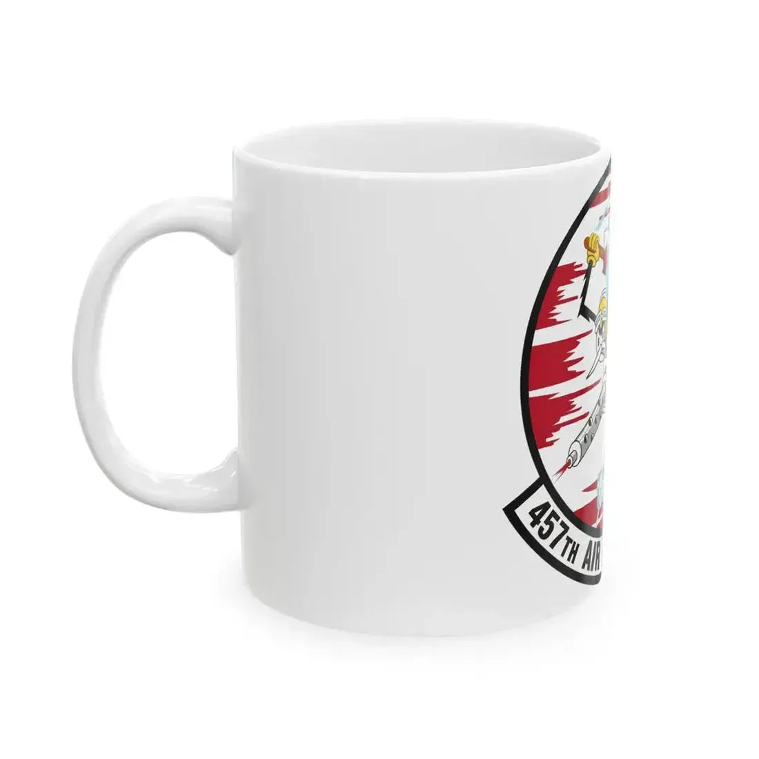 457th Air Refueling Squadron (U.S. Air Force) White Coffee Mug - Go Mug Yourself