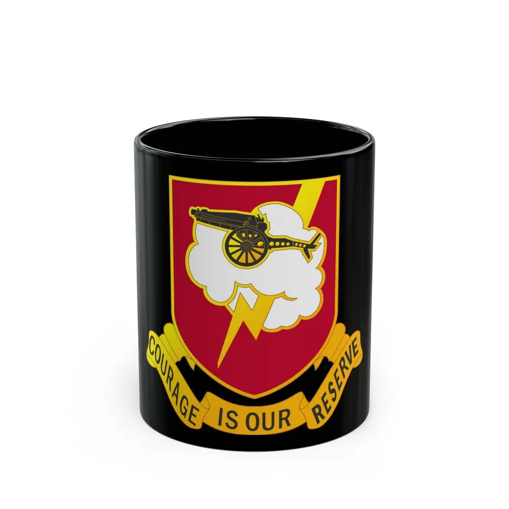 457th Airborne Field Artillery Battalion (U.S. Army) Black Coffee Mug-11oz-Go Mug Yourself