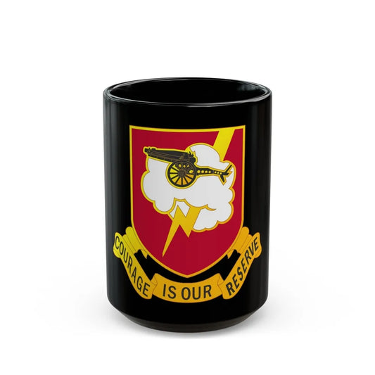 457th Airborne Field Artillery Battalion (U.S. Army) Black Coffee Mug-15oz-Go Mug Yourself