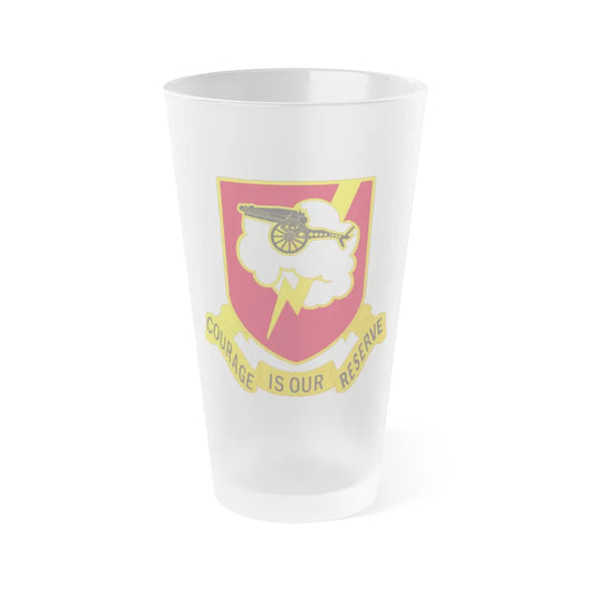 457th Airborne Field Artillery Battalion (U.S. Army) Frosted Pint Glass 16oz-Go Mug Yourself