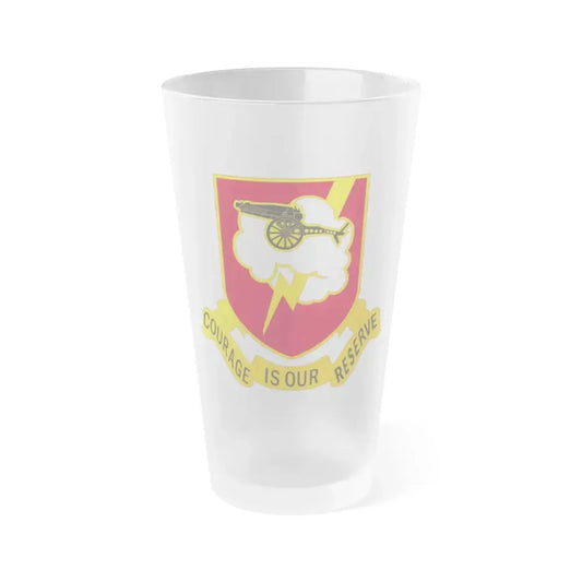 457th Airborne Field Artillery Battalion (U.S. Army) Frosted Pint Glass 16oz Default Title - Go Mug Yourself