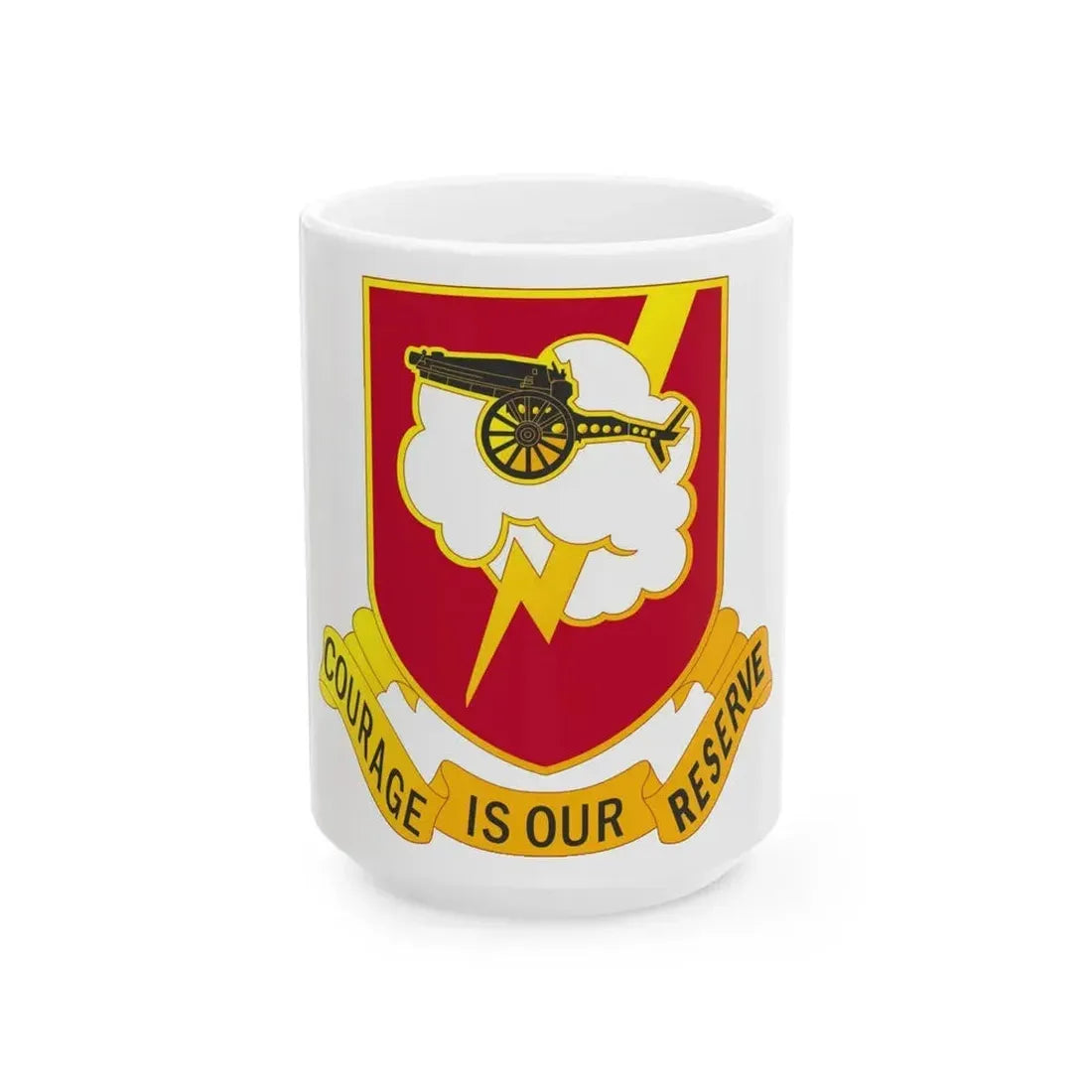457th Airborne Field Artillery Battalion (U.S. Army) White Coffee Mug 15oz - Go Mug Yourself