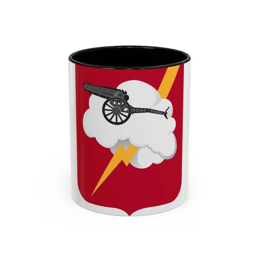 457th Airborne Field Artillery Battalion v2 (U.S. Army) Accent Coffee Mug 11oz Black - Go Mug Yourself