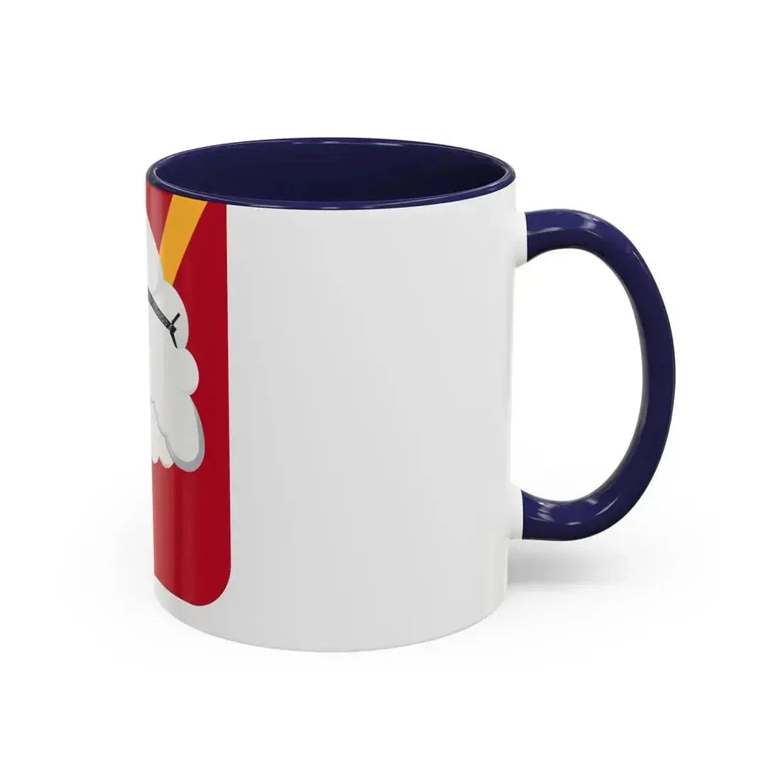 457th Airborne Field Artillery Battalion v2 (U.S. Army) Accent Coffee Mug - Go Mug Yourself