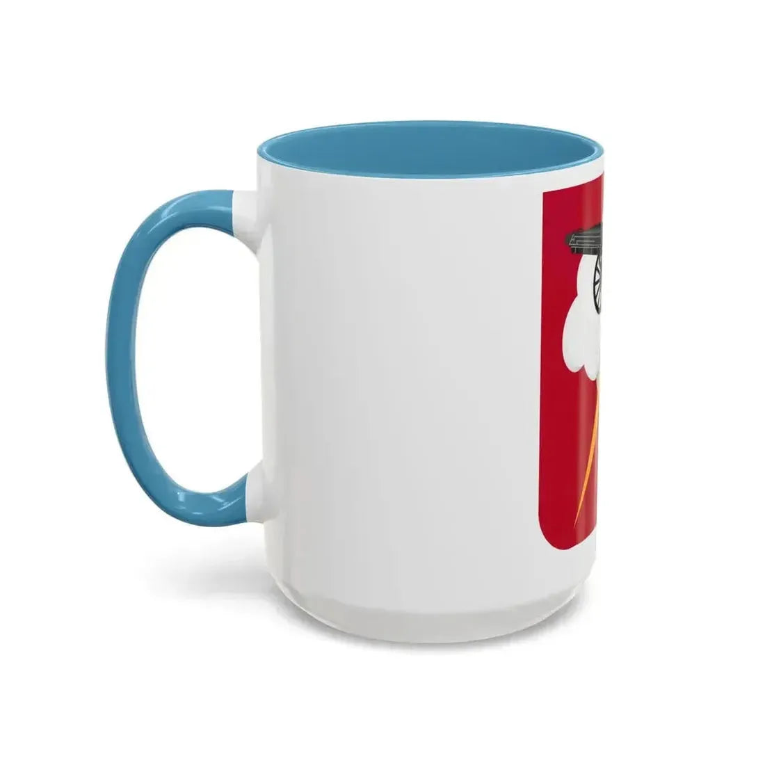 457th Airborne Field Artillery Battalion v2 (U.S. Army) Accent Coffee Mug - Go Mug Yourself