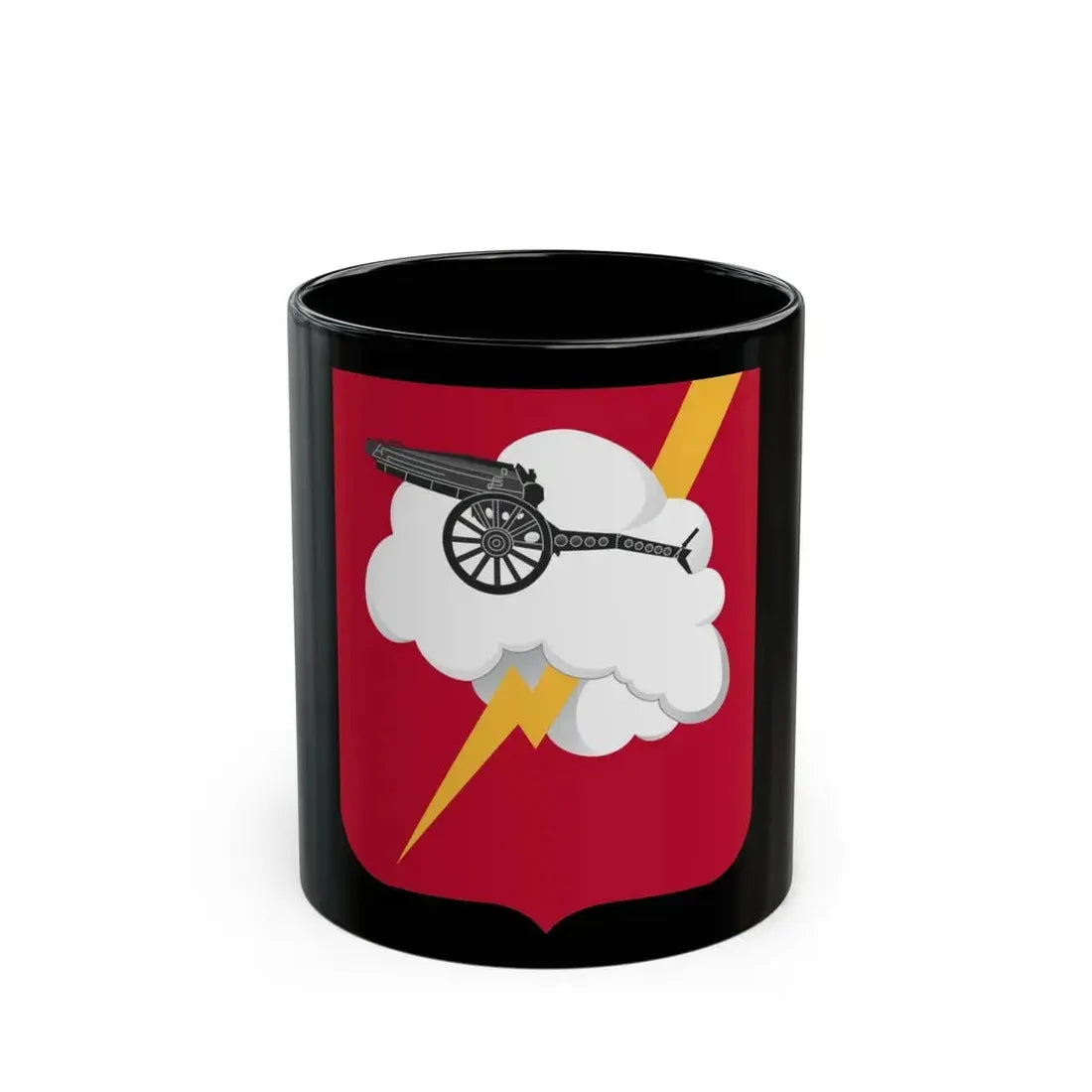 457th Airborne Field Artillery Battalion v2 (U.S. Army) Black Coffee Mug 11oz - Go Mug Yourself