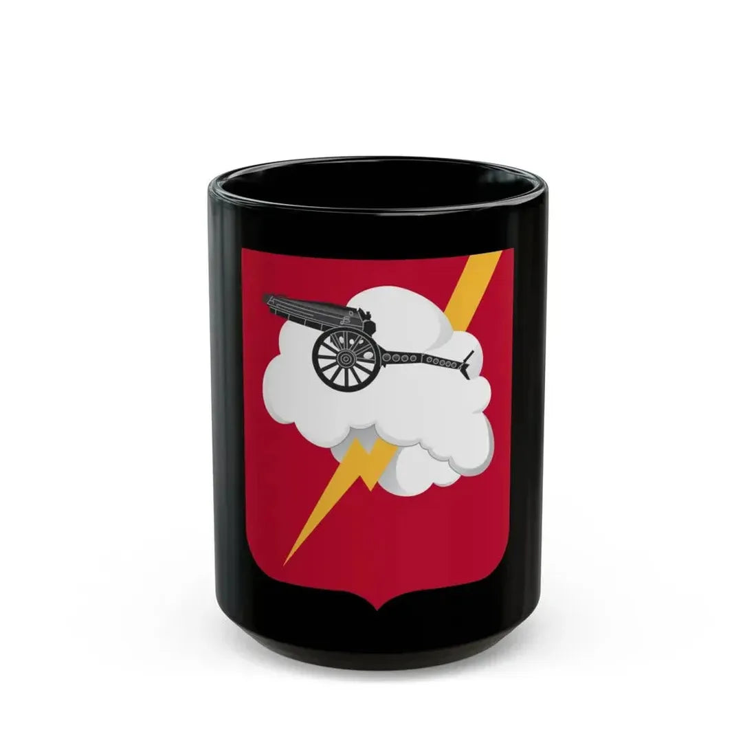 457th Airborne Field Artillery Battalion v2 (U.S. Army) Black Coffee Mug 15oz - Go Mug Yourself