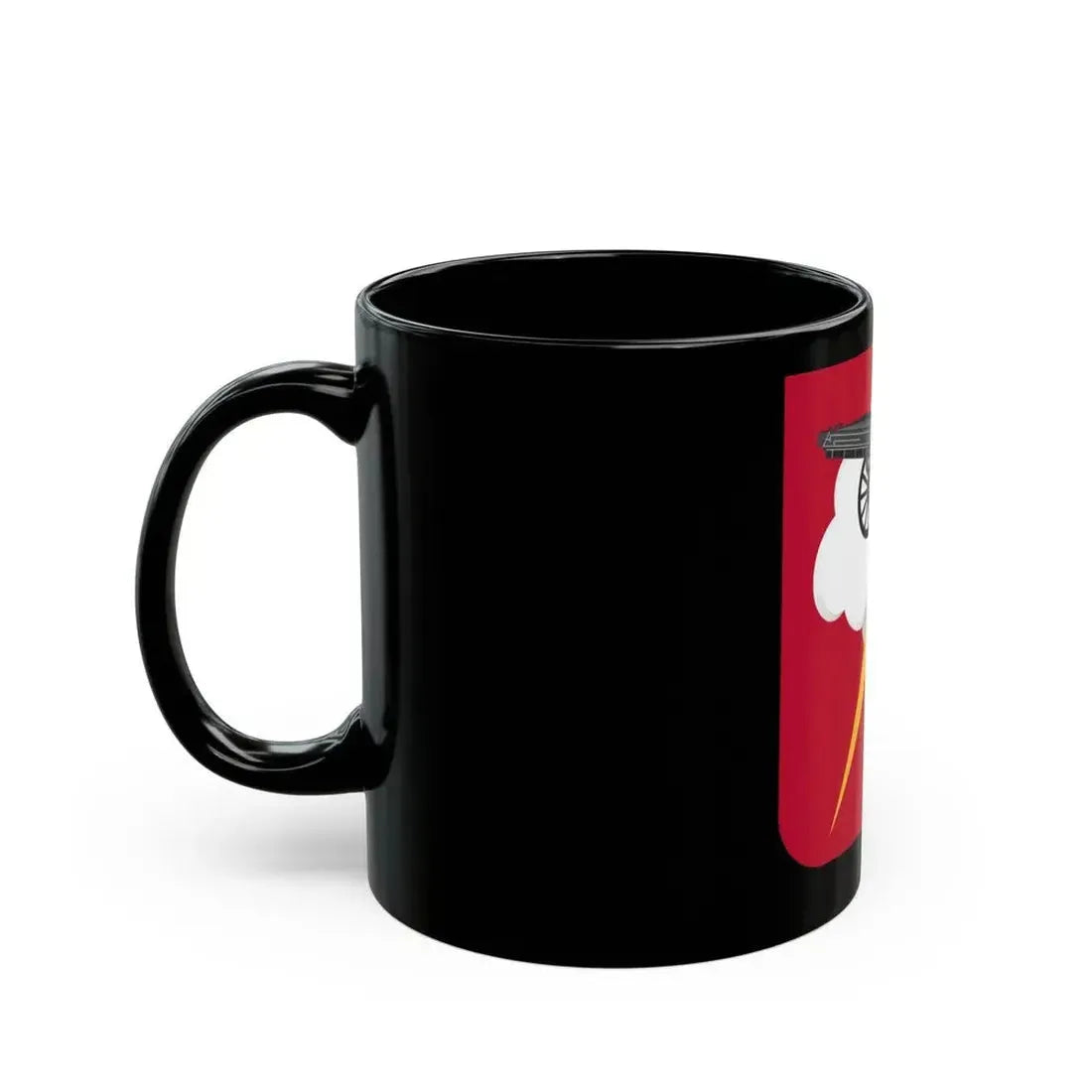 457th Airborne Field Artillery Battalion v2 (U.S. Army) Black Coffee Mug - Go Mug Yourself