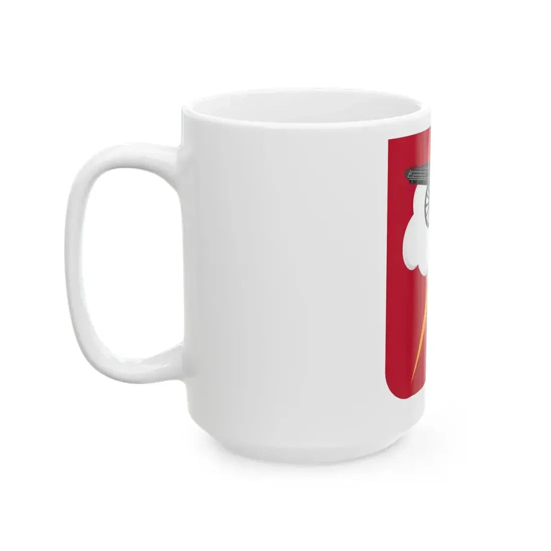 457th Airborne Field Artillery Battalion v2 (U.S. Army) White Coffee Mug - Go Mug Yourself