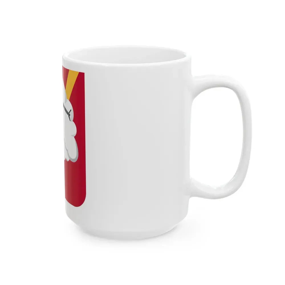 457th Airborne Field Artillery Battalion v2 (U.S. Army) White Coffee Mug - Go Mug Yourself
