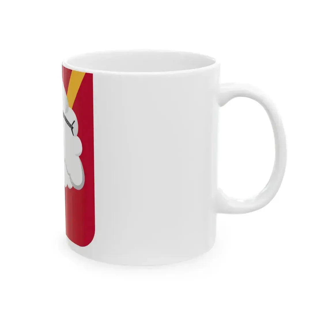 457th Airborne Field Artillery Battalion v2 (U.S. Army) White Coffee Mug - Go Mug Yourself