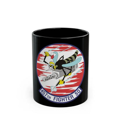 457th Fighter Squadron (U.S. Air Force) Black Coffee Mug 11oz - Go Mug Yourself
