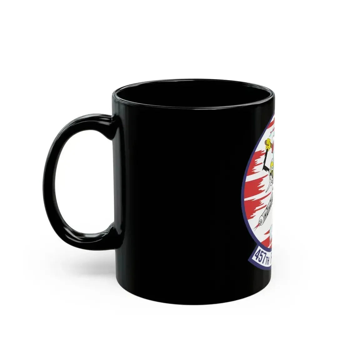 457th Fighter Squadron (U.S. Air Force) Black Coffee Mug - Go Mug Yourself