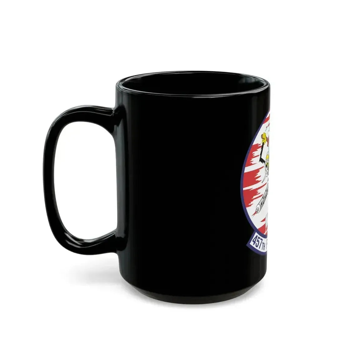 457th Fighter Squadron (U.S. Air Force) Black Coffee Mug - Go Mug Yourself