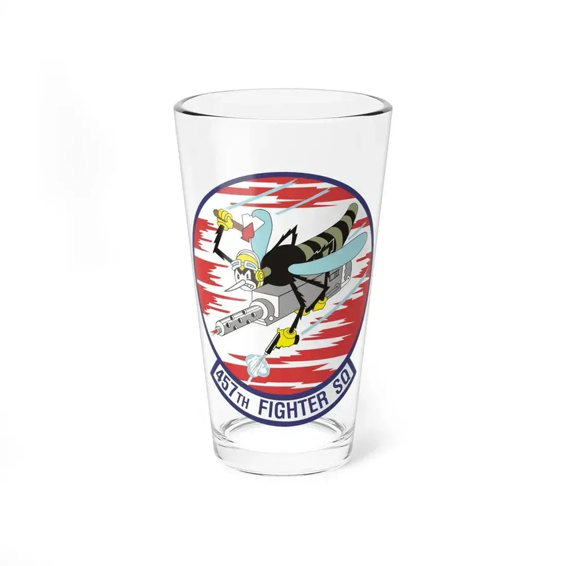 457th Fighter Squadron (U.S. Air Force) Pint Glass 16oz 16oz - Go Mug Yourself