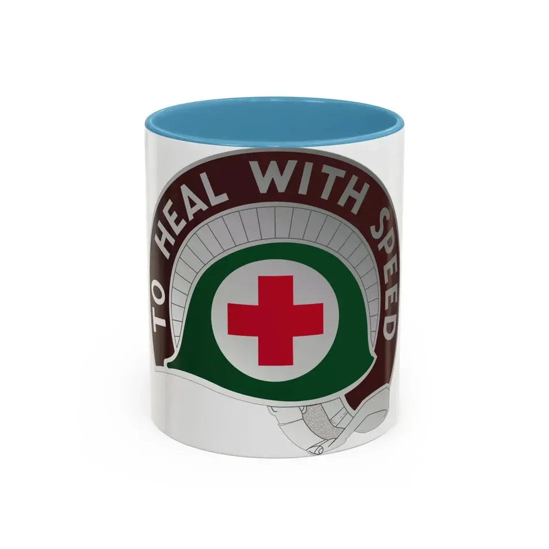 458 Surgical Hospital (U.S. Army) Accent Coffee Mug 11oz Light Blue - Go Mug Yourself