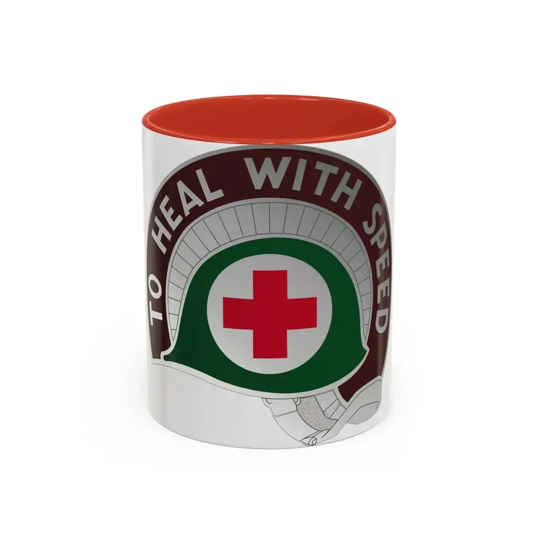 458 Surgical Hospital (U.S. Army) Accent Coffee Mug 11oz Red - Go Mug Yourself