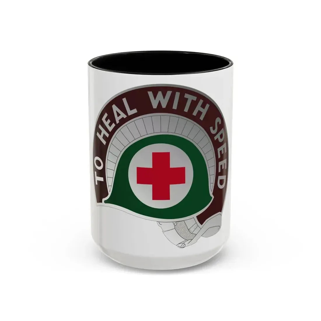 458 Surgical Hospital (U.S. Army) Accent Coffee Mug 15oz Black - Go Mug Yourself