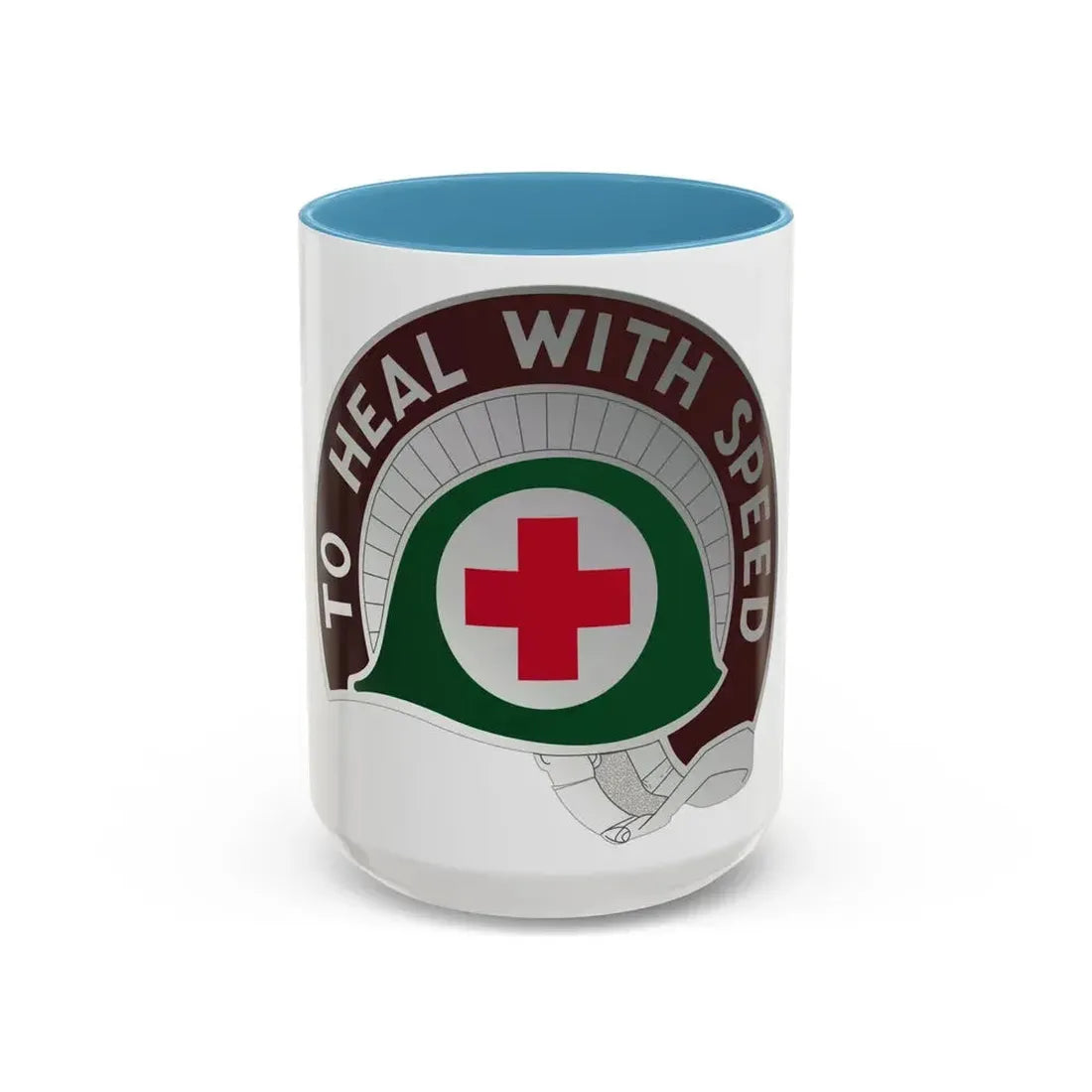 458 Surgical Hospital (U.S. Army) Accent Coffee Mug 15oz Light Blue - Go Mug Yourself