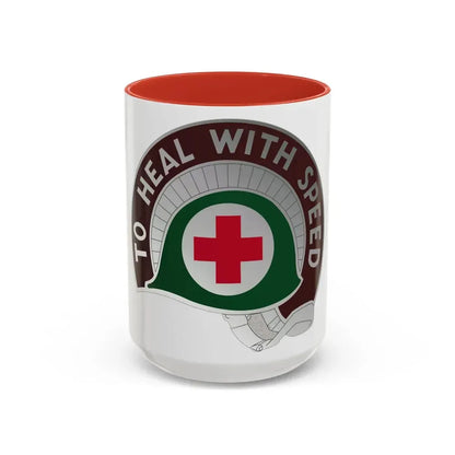 458 Surgical Hospital (U.S. Army) Accent Coffee Mug 15oz Red - Go Mug Yourself