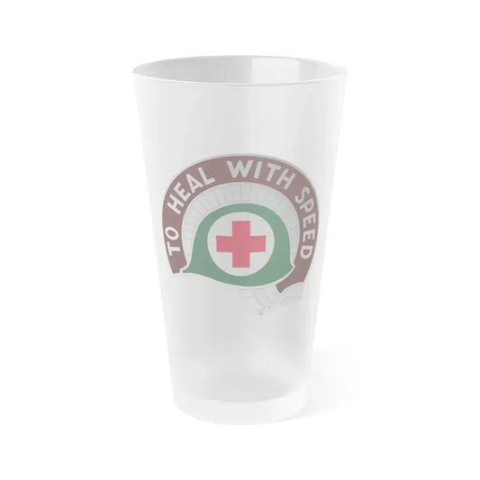 458 Surgical Hospital (U.S. Army) Frosted Pint Glass 16oz Default Title - Go Mug Yourself