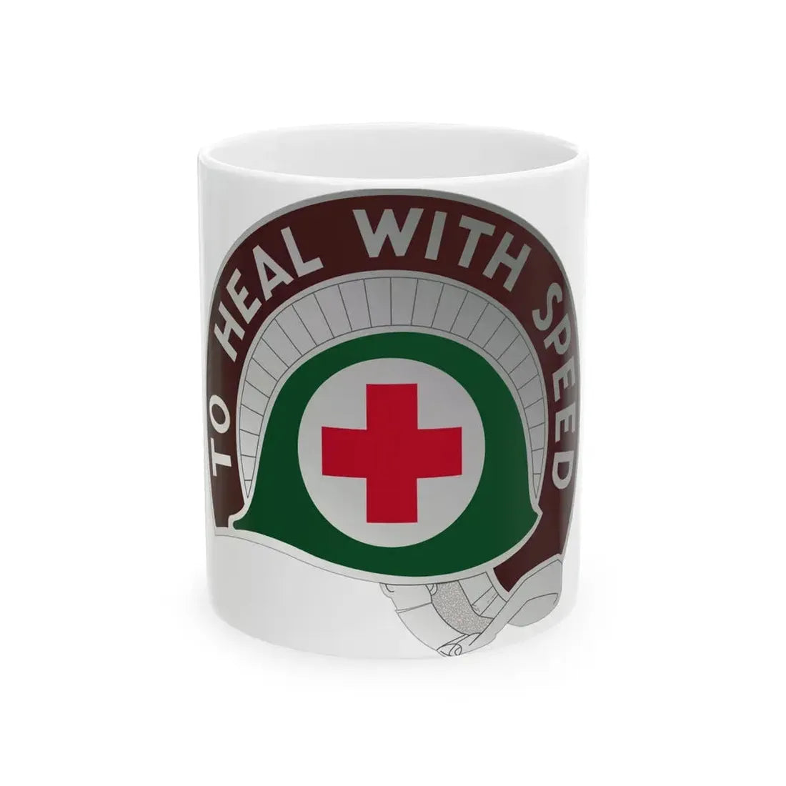458 Surgical Hospital (U.S. Army) White Coffee Mug 11oz - Go Mug Yourself