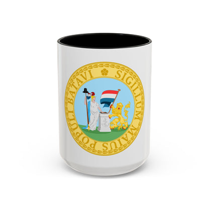 Great Seal of the Batavian Republic (1796) - Accent Coffee Mug