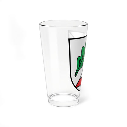 DEU Aicha vorm Wald COA (Germany) (Coat of Arms) Pint Glass 16oz