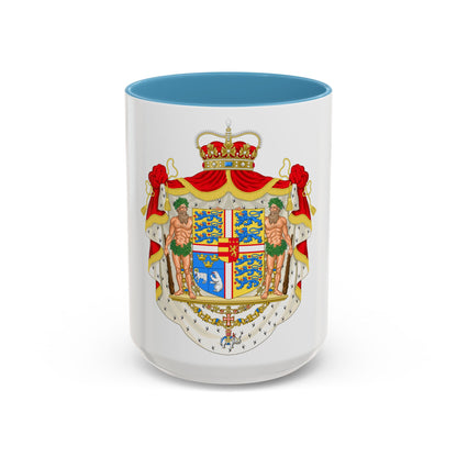 Coat of arms of Joachim, Prince of Denmark - Accent Coffee Mug