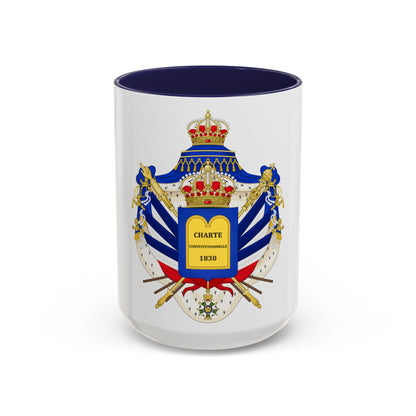 Coat of Arms of the July Monarchy (1831-48) - Accent Coffee Mug