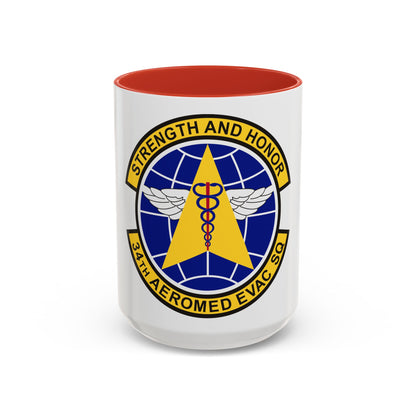 34th Aeromedical Evacuation Squadron (U.S. Air Force) Accent Coffee Mug