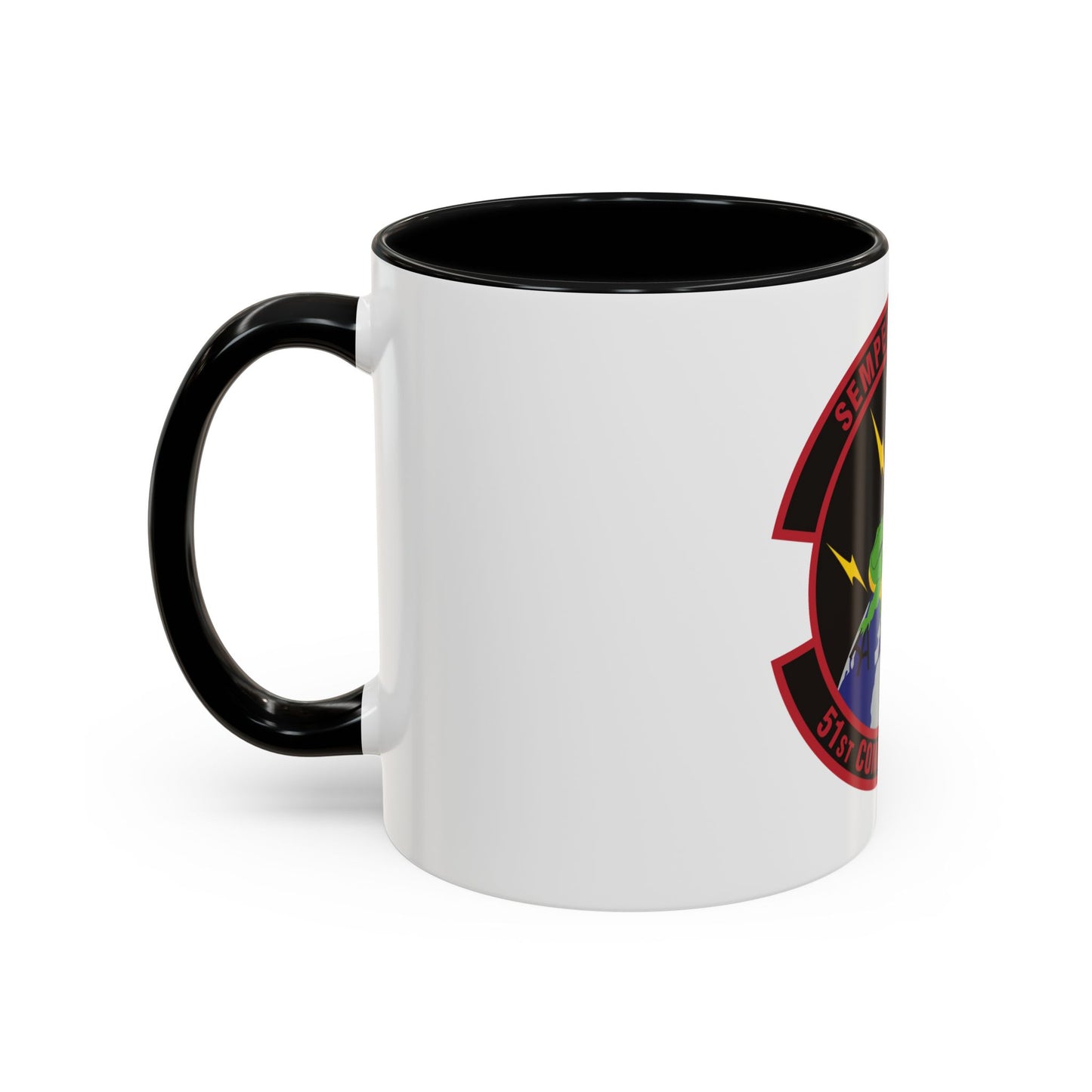 51 Combat Communications Squadron ACC (U.S. Air Force) Accent Coffee Mug