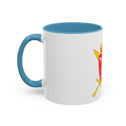Coat of arms of the Norwegian Armed Forces - Accent Coffee Mug