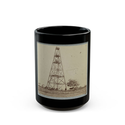 Signal Tower (U.S. Civil War) Black Coffee Mug