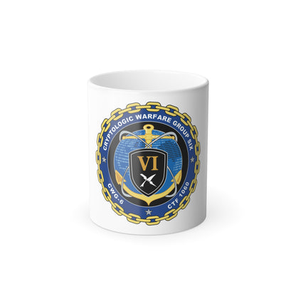 Cryptologic Warfare Group Six CWG 6 CTF 1060 (U.S. Navy) Color Changing Mug 11oz