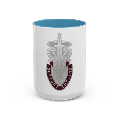 74 Medical Battalion (U.S. Army) Accent Coffee Mug