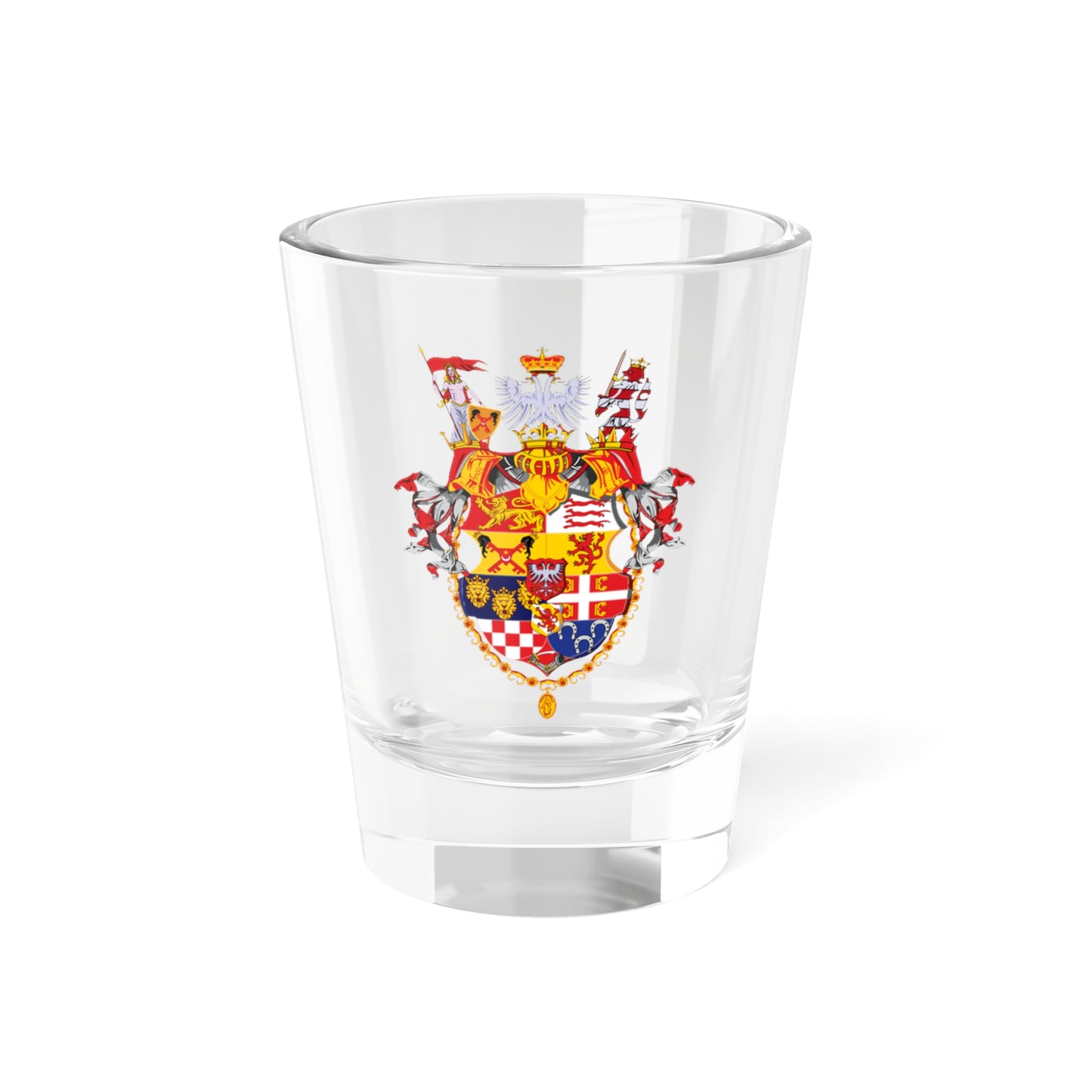 Imperial Coat of arms of Serbia 1346-1371 (Serbia) (Coat of Arms) Shot Glass 1.5oz
