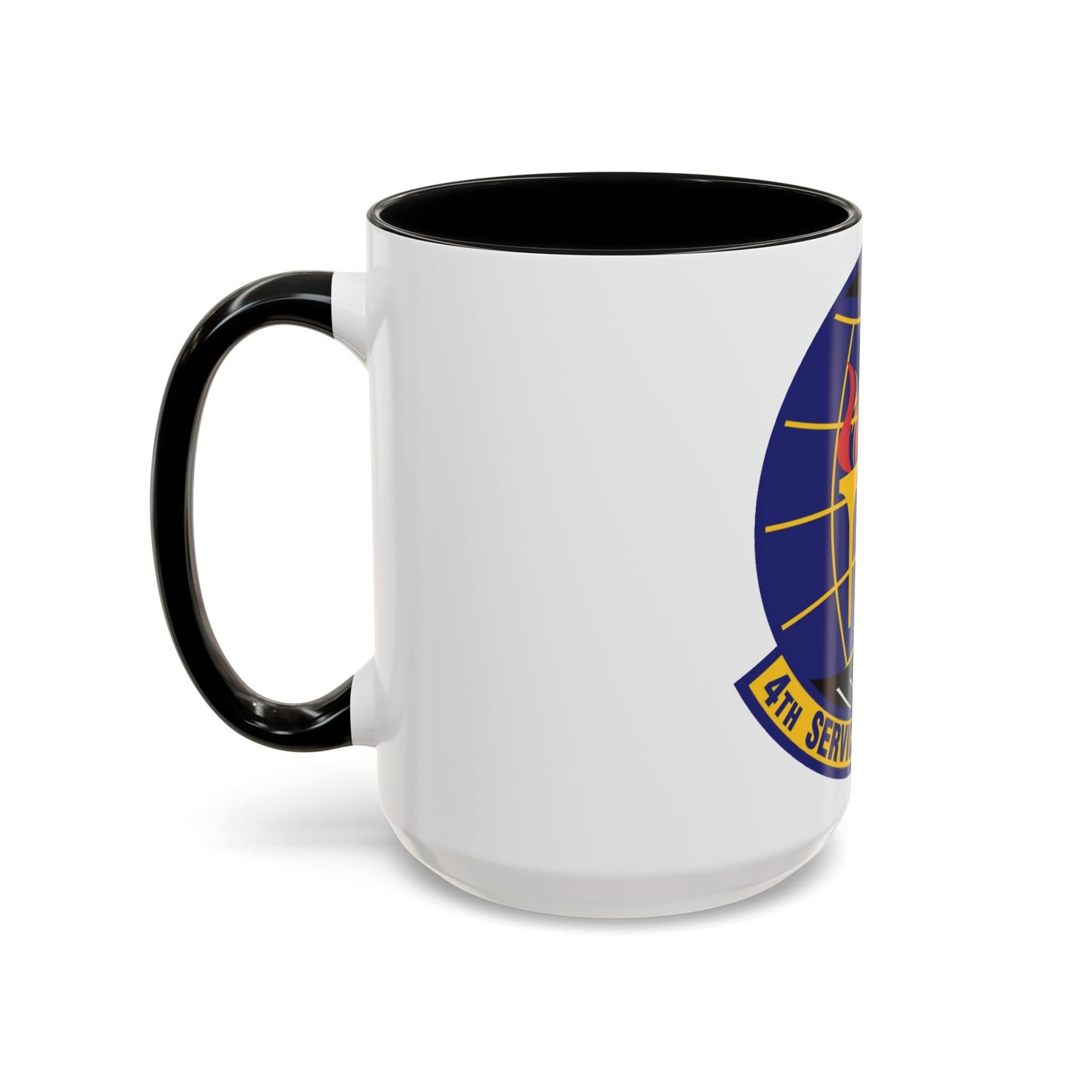 4th Services Squadron (U.S. Air Force) Accent Coffee Mug