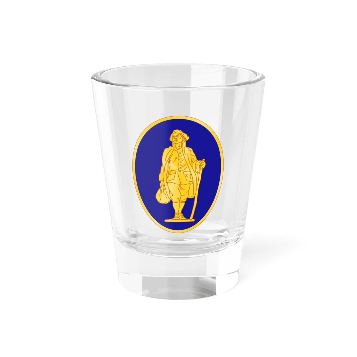 Verre à liqueur du 111e régiment d'infanterie (armée américaine) 1,5 oz