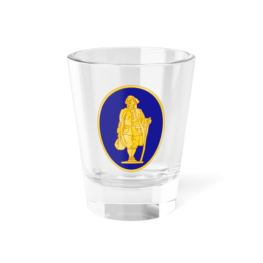 Verre à liqueur du 111e régiment d'infanterie (armée américaine) 1,5 oz