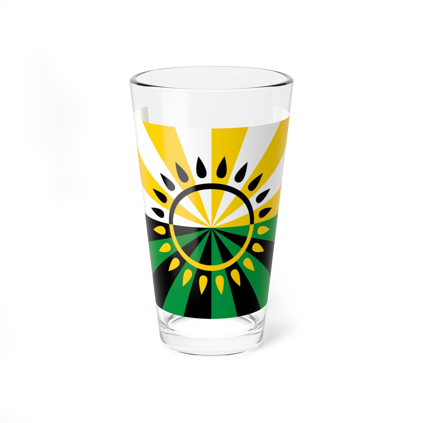 Flag of Groznensky district (Russia) Pint Glass 16oz