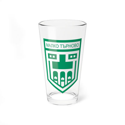 Emblem of Malko Tarnovo (Bulgaria) (Coat of Arms) Pint Glass 16oz