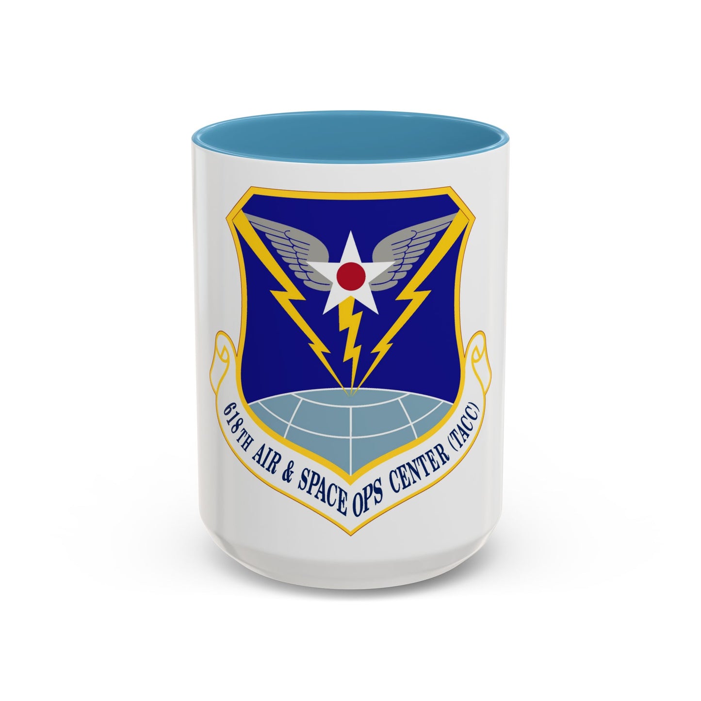 618 Air Operations Center AMC (U.S. Air Force) Accent Coffee Mug