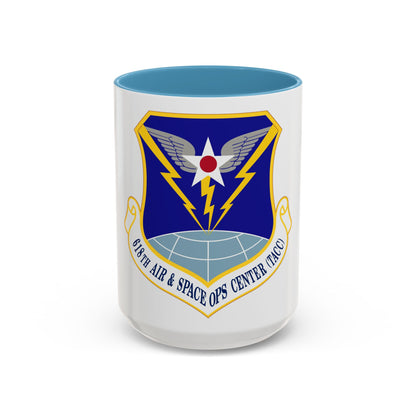 618 Air Operations Center AMC (U.S. Air Force) Accent Coffee Mug